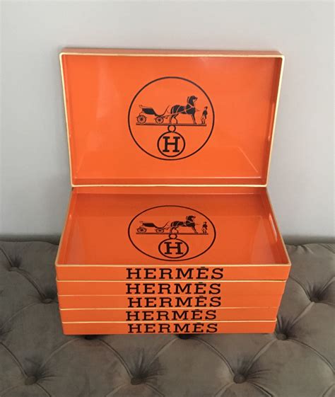 hermes trays for sale|very expensive dining set Hermes.